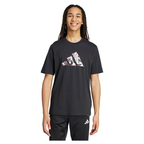 아디다스 Logo 그래픽 반팔 티셔츠 142117504