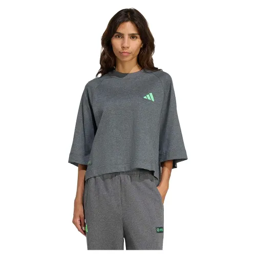 아디다스 메르세데스-AMG Petronas Formula One Team Premium Sweat 반팔 티셔츠 142117720