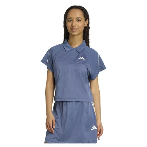 아디다스 Stadium 3 Stripes Tennis Inspired Jacquard Polo 반팔 티셔츠 142117785