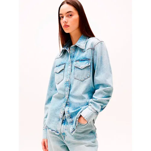 타미힐피거 DW0DW21416 데님 긴팔 셔츠 142129176