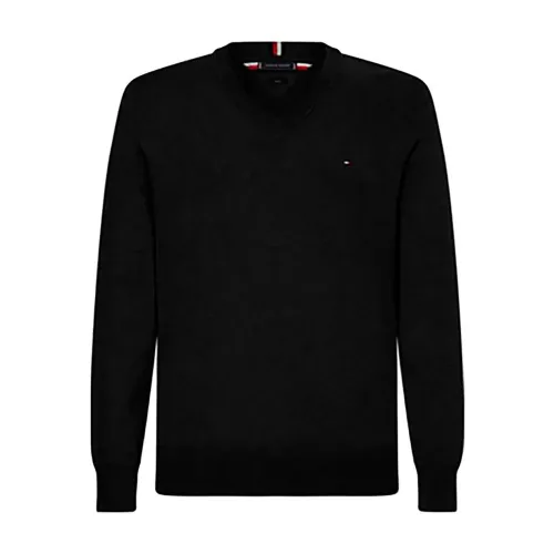 타미힐피거 MW0MW22349 V넥 스웨터 142129339