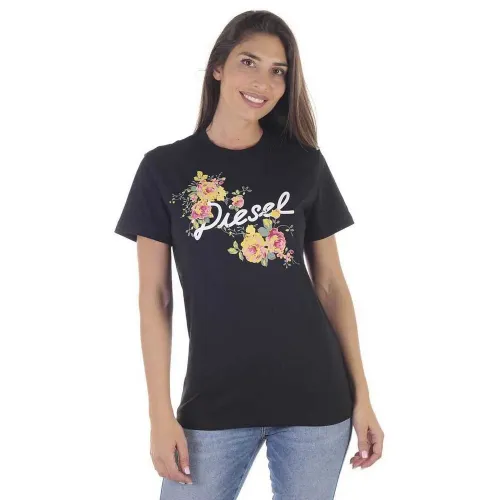 디젤 90 Flavia Flower 반팔 티셔츠 142129558