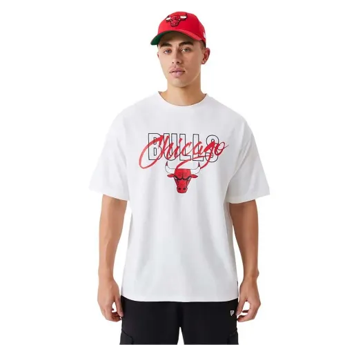 뉴에라 Script Os Mesh 시카고 불스 반팔 티셔츠 142130670