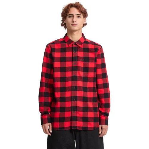 볼컴 Caden Plaid 긴팔 셔츠 142144438