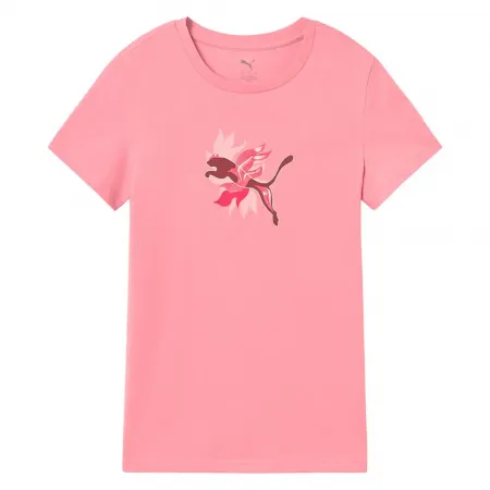 푸마 그래픽 Flowered Cat 반팔 티셔츠 142153662