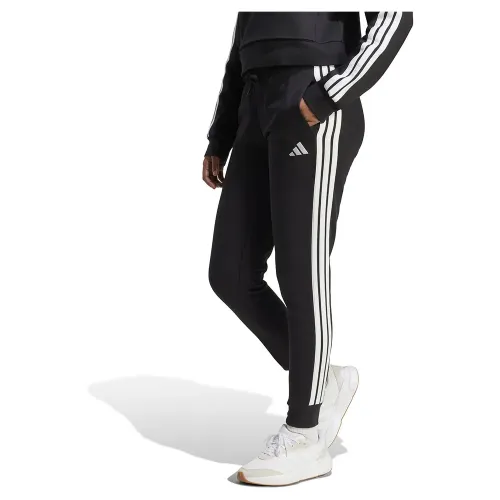 아디다스 에센셜 3 Stripes 플리스 Slim 조거팬츠 142156476