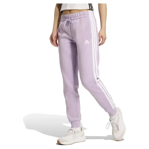 아디다스 에센셜 3 Stripes 플리스 Slim 조거팬츠 142156492