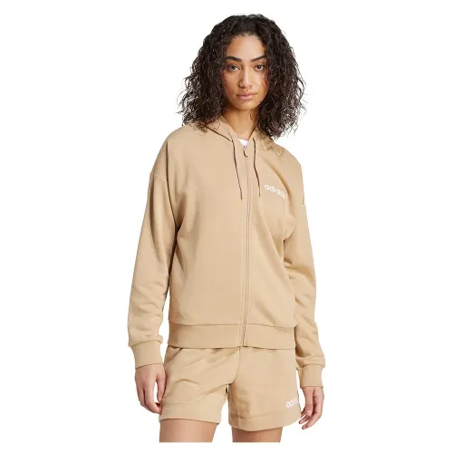 아디다스 에센셜 Linear French Terry 풀지퍼 스웨터 142156675