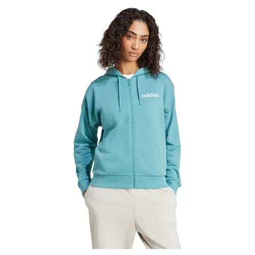 아디다스 에센셜 Linear French Terry 풀지퍼 스웨터 142156745