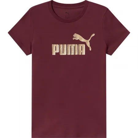 푸마 에센셜 + Textured Foil Big Logo 반팔 티셔츠 142158726