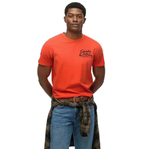 슈퍼드라이 Lo-Fi Outdoors Relaxed Fit 반팔 티셔츠 142160010