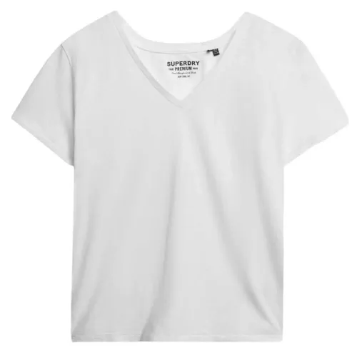 슈퍼드라이 Studios Slub Emb Vee 반팔 티셔츠 142160071