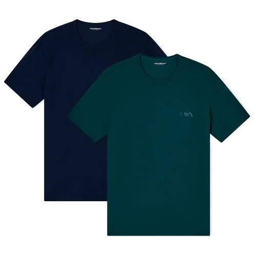 엠프리오 아르마니 Bold Monogram 반팔 티셔츠 2 팩 142165178