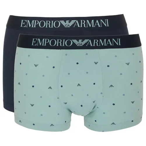 엠프리오 아르마니 Classic Pattern Mix Trunk 복서 브리프 2 팩 142165241