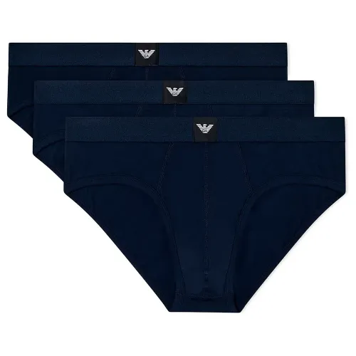 엠프리오 아르마니 에센셜 Logolabel 삼각팬티 3 팩 142165404