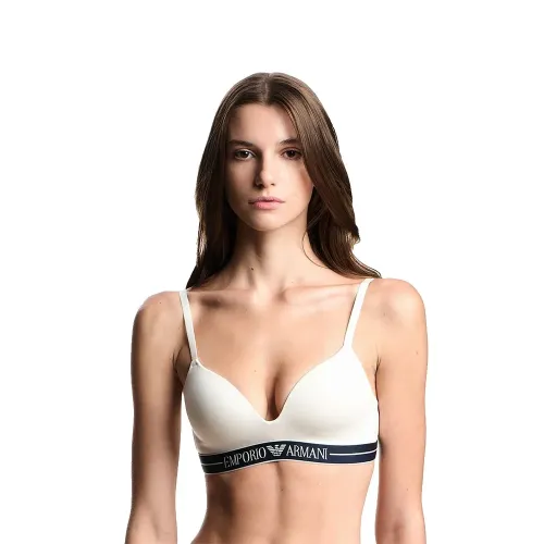 엠프리오 아르마니 Everyday cotton Padded Triangle 브라 142165481