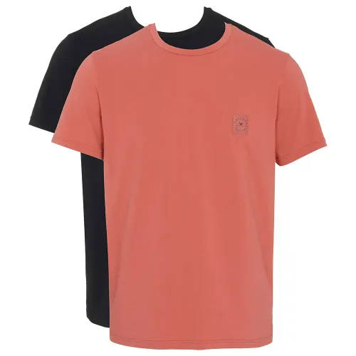 엠프리오 아르마니 Logo Label 반팔 티셔츠 2 팩 142165678