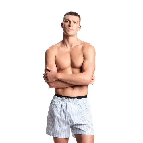 엠프리오 아르마니 Yarn Dyed Woven 복서 브리프 142165976