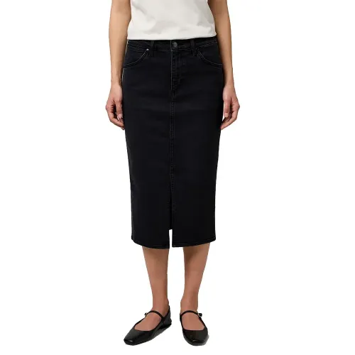 랭글러 112371159 Pencil Slim Fit 데님 스커트 142166746