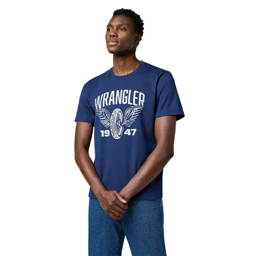 랭글러 Americana 레큘러 Fit 반팔 티셔츠 142166814