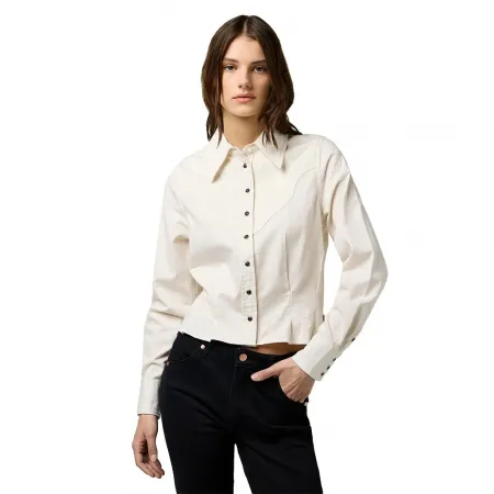 랭글러 Peplum Regular Fit 긴팔 셔츠 142166894