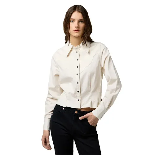 랭글러 Peplum 레큘러 Fit 긴팔 셔츠 142166894