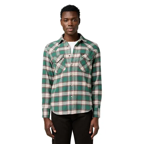 랭글러 Western 레큘러 Fit 긴팔 셔츠 142166972