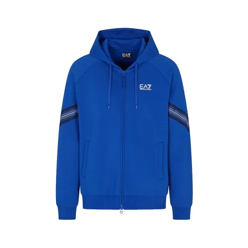 엠프리오 아르마니 Train 7 Lines Tape 풀지퍼 스웨터 142172945