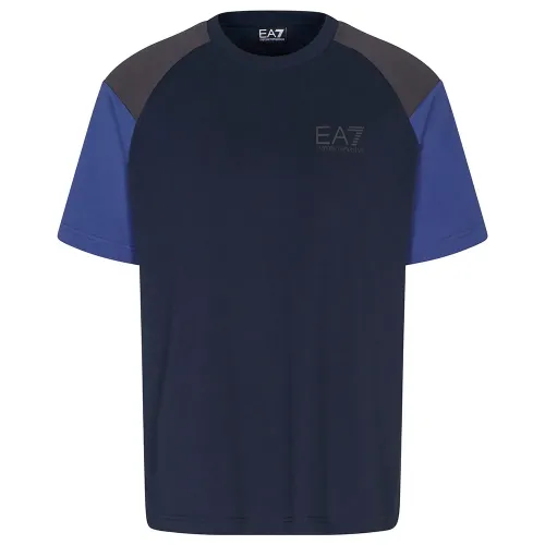 엠프리오 아르마니 Train Athletic Colour Block 2 반팔 티셔츠 142173066