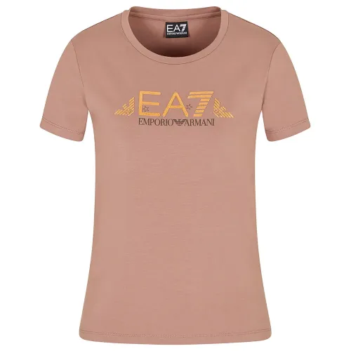 엠프리오 아르마니 Train Logo Series Eagle Logo Crossover 반팔 티셔츠 142174000