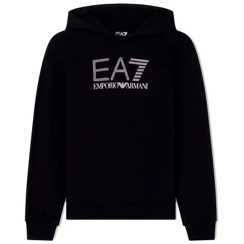 엠프리오 아르마니 Train Logo Series Fancy Strass 후드티 142174095