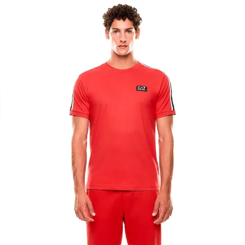 엠프리오 아르마니 Train Logo Series Tape Co 반팔 티셔츠 142174245