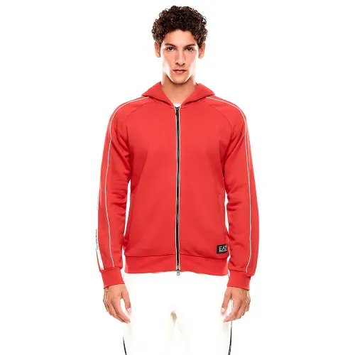 엠프리오 아르마니 Train Logo Series Tape 풀지퍼 스웨터 142174255