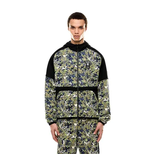 엠프리오 아르마니 Train Visibility 그래픽 풀지퍼 스웨터 142174731