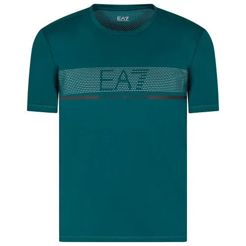 엠프리오 아르마니 Vigor 7 Big Logo 반팔 티셔츠 142175075