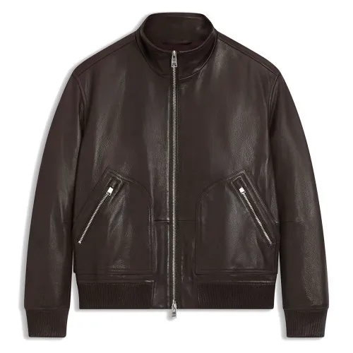 보스 Mander 10275212 01 가죽 자켓 142186342