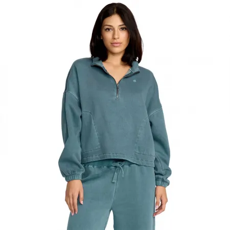 볼컴 Stone 소프트 하프 지퍼 스웨터 142200412