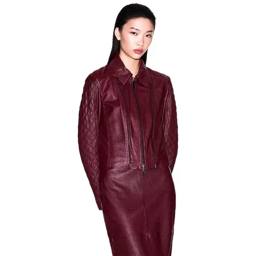 아르마니익스체인지 XW000654 AF16212 가죽 자켓 142205840