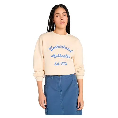 팀버랜드 Brushed Back Chest 그래픽 스웨터 142209636