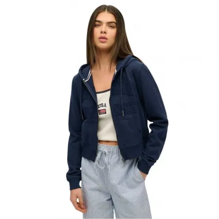 슈퍼드라이 Athletic Tonal 풀지퍼 스웨터 142221982