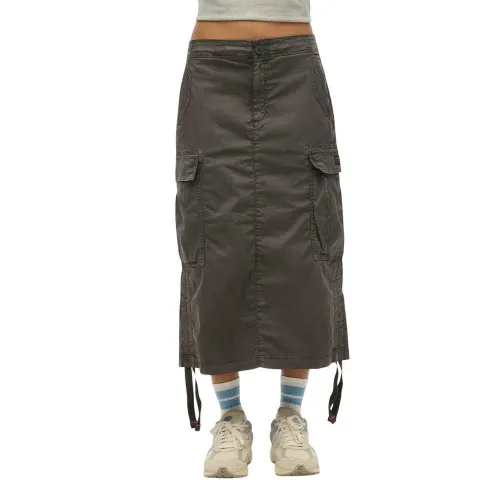 슈퍼드라이 Cargo 미디 스커트 142221997