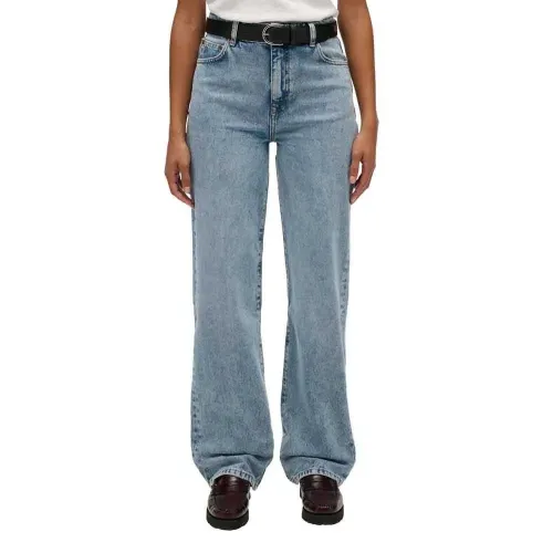 슈퍼드라이 W7011262A Wide Leg 하이웨이스트 청바지 142222207