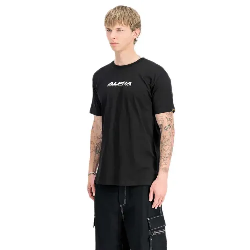 알파 인더스트리 Back Print Rubber 반팔 티셔츠 142272366