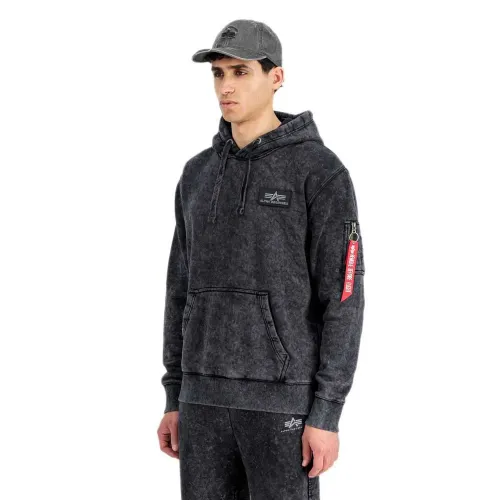 알파 인더스트리 Back Print 빈티지 후드티 142272369