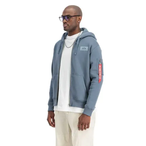 알파 인더스트리 Back Print Zip 후드티 142272376