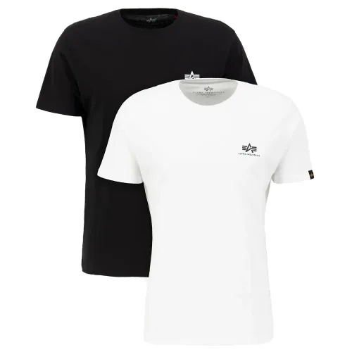 알파 인더스트리 Basic Small Logo 반팔 티셔츠 2 팩 142272425