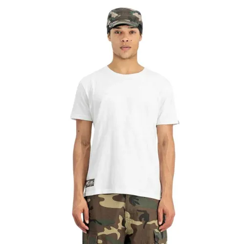 알파 인더스트리 Camo Label Back Print 반팔 티셔츠 142272447