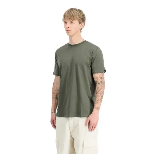 알파 인더스트리 Label Back Print 반팔 티셔츠 142272456