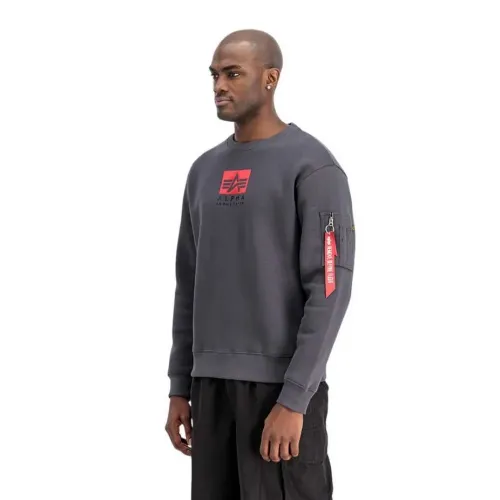 알파 인더스트리 Satin Logo 스웨터 142272500