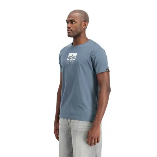 알파 인더스트리 Satin Logo T 반팔 티셔츠 142272501